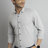 Grey Plain Shirt