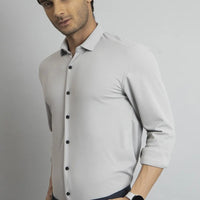 Grey Plain Shirt