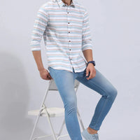 Grey Stripe Shirt