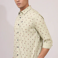 Green Print Shirt