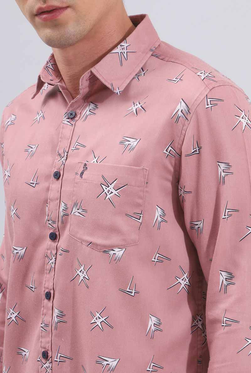 Pink Print Shirt