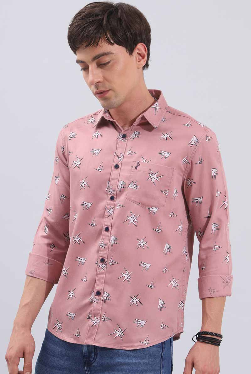 Pink Print Shirt