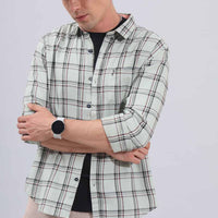 Beige Checks Shirt